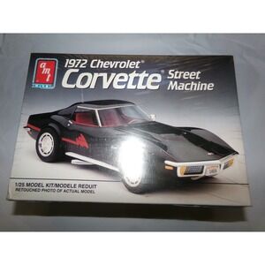 AMT Ertl 1972 Chevrolet Corvette Street Machine 1/25 Model Kit 6242 New Sealed